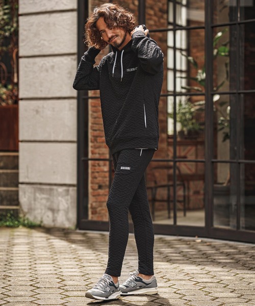 felkod(フィルコッド)の「mp15494- Y Pattern Jacquard Pants ジャカードイージーパンツ(F26F120)(その他パンツ・メンズ・ブラック×ホワイト/ブラック×ピンク・L/M/S)」の10枚目の写真