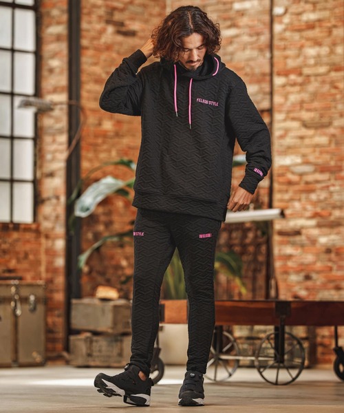 felkod(フィルコッド)の「mp15494- Y Pattern Jacquard Pants ジャカードイージーパンツ(F26F120)(その他パンツ・メンズ・ブラック×ホワイト/ブラック×ピンク・L/M/S)」の15枚目の写真