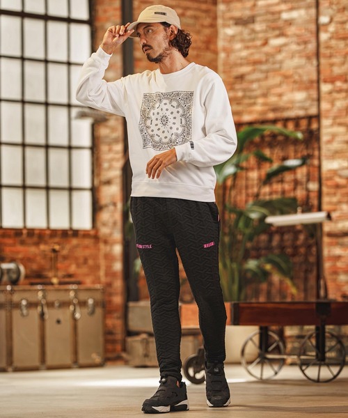 felkod(フィルコッド)の「mp15494- Y Pattern Jacquard Pants ジャカードイージーパンツ(F26F120)(その他パンツ・メンズ・ブラック×ホワイト/ブラック×ピンク・L/M/S)」の17枚目の写真