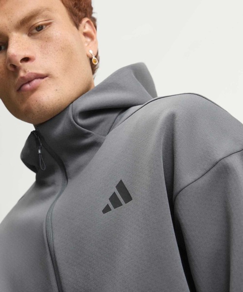 adidas(アディダス)の「アディダス Z.N.E. フルジップ トラックトップ / ジャージ / アディダス adidas(ジャージ・メンズ・グレー・LARGE/MEDIUM/SMALL/X-SMALL/XX-LARGE/3XL/X-LARGE)」の2枚目の写真
