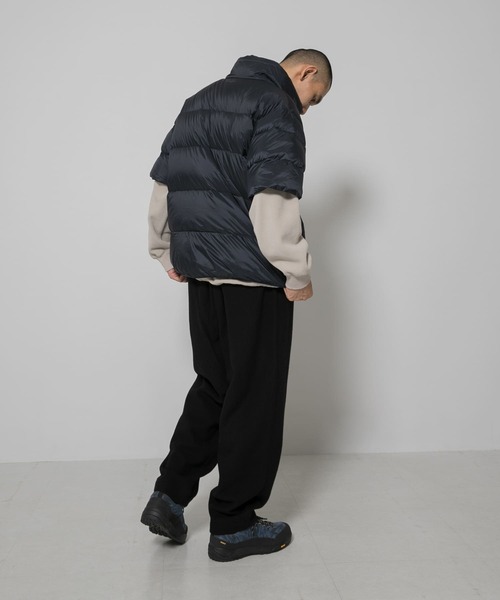 EKAL(エカル)の「『別注』TAION×EKAL ハーフスリーブダウンジャケット(ダウンジャケット/コート・メンズ・グレー系その他/ネイビー・MEDIUM/LARGE)」の14枚目の写真
