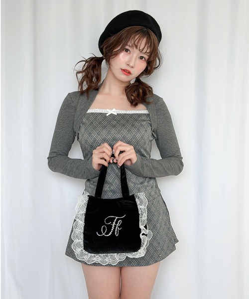 frunco(フランコ)の「【セットアップ対応可能】チェックドッキングトップス(Tシャツ/カットソー・レディース・ブラウン/グレー・FREE)」の19枚目の写真