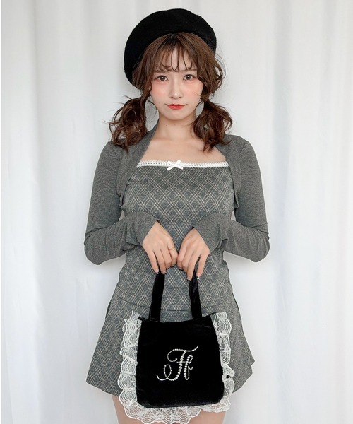 frunco(フランコ)の「【セットアップ対応可能】チェックドッキングトップス(Tシャツ/カットソー・レディース・ブラウン/グレー・FREE)」の21枚目の写真