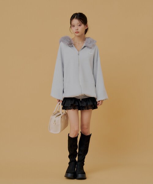 Chico(チコ)の「フリルティアードショートパンツ(スカート・レディース・ベージュ/ホワイト/ブラック・SMALL/MEDIUM)」の10枚目の写真