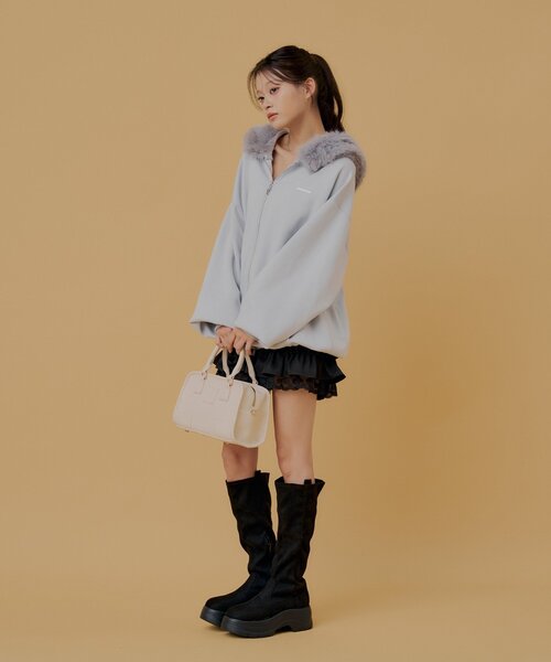 Chico(チコ)の「フリルティアードショートパンツ(スカート・レディース・ベージュ/ホワイト/ブラック・SMALL/MEDIUM)」の11枚目の写真