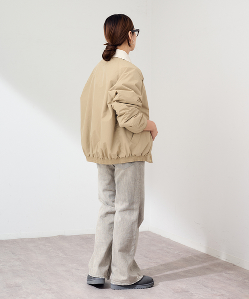 FRAMeWORK(フレームワーク)の「BARBOUR/バブアー 別注TRANSPORT ブルゾン(その他アウター・レディース・ベージュ/ブラック・38/40)」の8枚目の写真