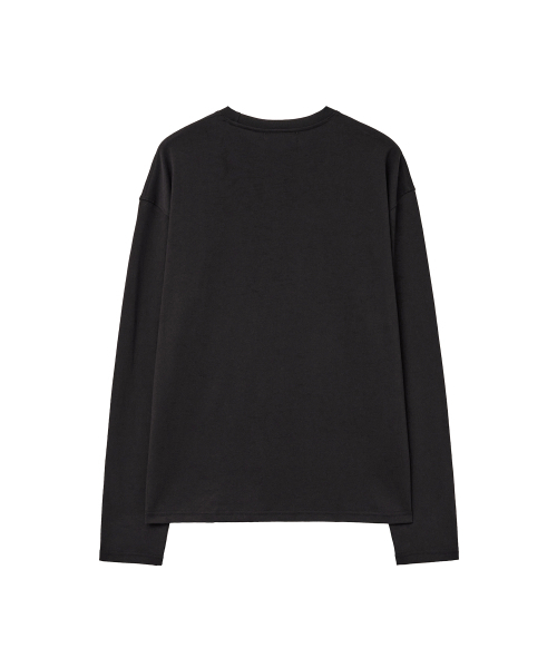 MISEKISEOUL MEN（ミセキソウルメンズ）の「Typo layout long sleeve BLACK（Tシャツ/カットソー・メンズ・その他・3/1/2）」の3枚目の写真