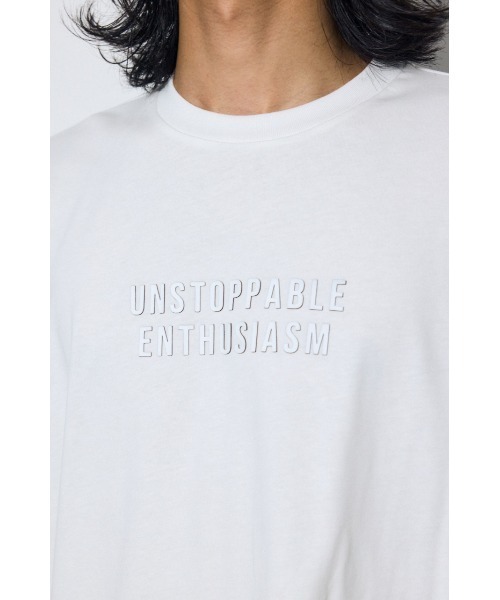 AZUL by moussy(アズールバイマウジー)の「配色厚盛ラバープリントロンT 秋服 冬服 春服 ロゴT(Tシャツ/カットソー・メンズ・グレー/ブラウン/ブラック/ホワイト・LARGE/MEDIUM)」の19枚目の写真