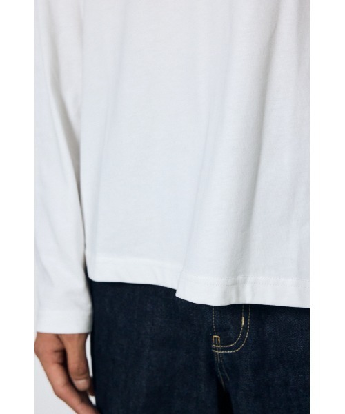AZUL by moussy(アズールバイマウジー)の「配色厚盛ラバープリントロンT 秋服 冬服 春服 ロゴT(Tシャツ/カットソー・メンズ・グレー/ブラウン/ブラック/ホワイト・LARGE/MEDIUM)」の22枚目の写真