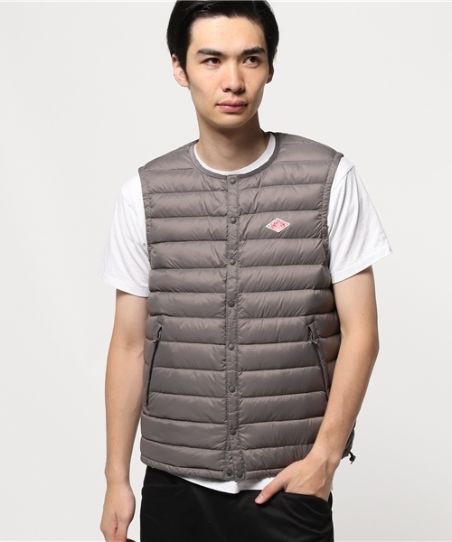 DANTON（ダントン）の「DANTON / ＜Men's＞ インナーダウンベスト（ダウンベスト・メンズ・ブラック/オリーブ/ライトグレー・38/42/40）」の2枚目の写真