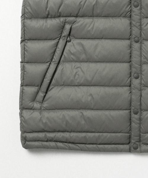 DANTON（ダントン）の「DANTON / ＜Men's＞ インナーダウンベスト（ダウンベスト・メンズ・ブラック/オリーブ/ライトグレー・38/42/40）」の9枚目の写真