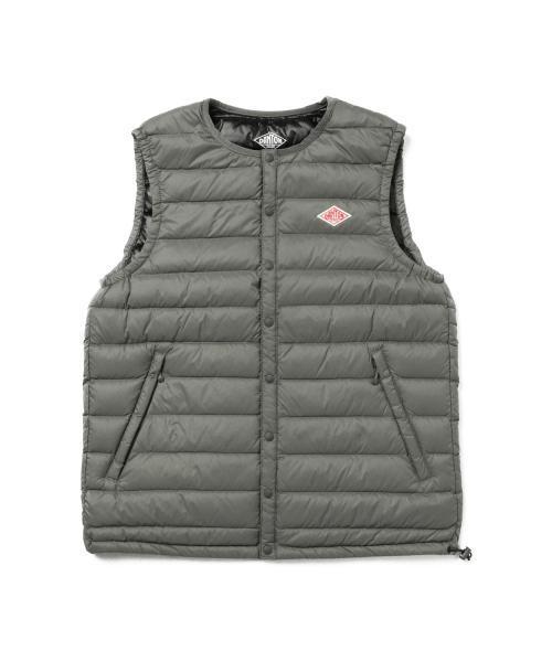 DANTON（ダントン）の「DANTON / ＜Men's＞ インナーダウンベスト（ダウンベスト・メンズ・ブラック/オリーブ/ライトグレー・38/42/40）」の11枚目の写真