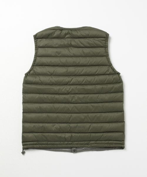 DANTON（ダントン）の「DANTON / ＜Men's＞ インナーダウンベスト（ダウンベスト・メンズ・ブラック/オリーブ/ライトグレー・38/42/40）」の16枚目の写真