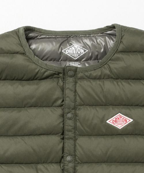 DANTON（ダントン）の「DANTON / ＜Men's＞ インナーダウンベスト（ダウンベスト・メンズ・ブラック/オリーブ/ライトグレー・38/42/40）」の17枚目の写真