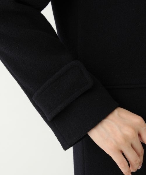 A part by（アパートバイ）の「casheepフード/ノーカラーコート 727645 （その他アウター・レディース・グレー/キャメル/ネイビー・MEDIUM/LARGE）」の10枚目の写真