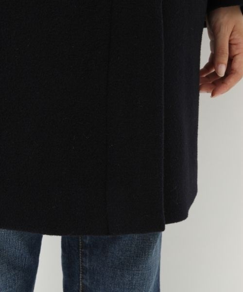 A part by（アパートバイ）の「casheepフード/ノーカラーコート 727645 （その他アウター・レディース・グレー/キャメル/ネイビー・MEDIUM/LARGE）」の13枚目の写真