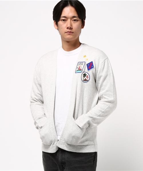 FREDY&GLOSTER(フレディアンドグロスター)の「Keiichi Tamura ストレートカーディガン(カーディガン/ボレロ・メンズ・ネイビー/グレー・M/L)」の2枚目の写真