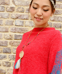 チャイハネ | 【チャイハネ】フェザードリームキャッチャーネックレス(ネックレス)