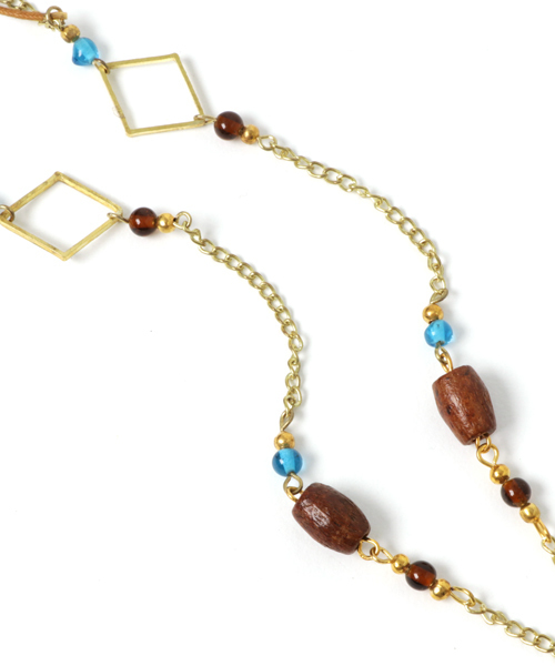 チャイハネ（チャイハネ）の「【チャイハネ】フェザードリームキャッチャーネックレス（ネックレス・レディース・ホワイト/グリーン/ブラウン・FREE）」の6枚目の写真