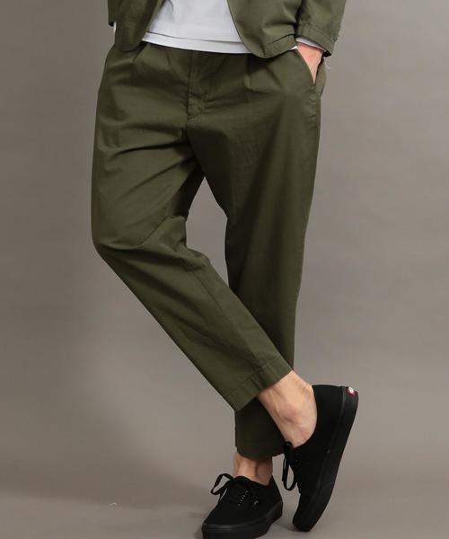 BEAUTY&YOUTH UNITED ARROWS（ビューティーアンドユースユナイテッドアローズ）の「BY ガーメントダイ スノーコットン アンクルパンツ ◆（その他パンツ・メンズ・オリーブ/ネイビー・LARGE/SMALL/X-LARGE/MEDIUM）」の8枚目の写真