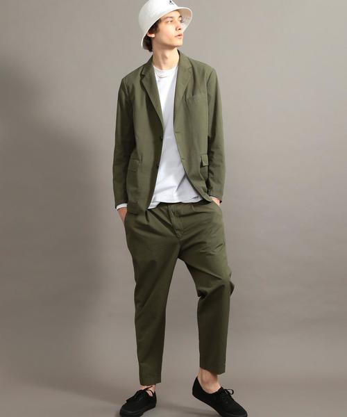 BEAUTY&YOUTH UNITED ARROWS（ビューティーアンドユースユナイテッドアローズ）の「BY ガーメントダイ スノーコットン アンクルパンツ ◆（その他パンツ・メンズ・オリーブ/ネイビー・LARGE/SMALL/X-LARGE/MEDIUM）」の14枚目の写真