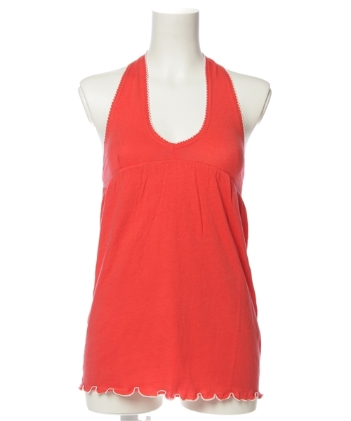 Kastane（カスタネ）の「ピコホルター（タンクトップ・レディース・ピンク/レッド/イエロー/ライトグレー/ダークブルー・FREE）」の5枚目の写真