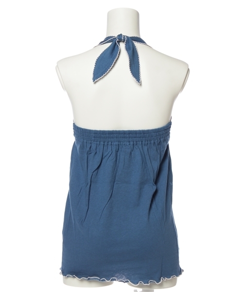 Kastane（カスタネ）の「ピコホルター（タンクトップ・レディース・ピンク/レッド/イエロー/ライトグレー/ダークブルー・FREE）」の6枚目の写真