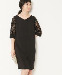 AMERICAN RAG CIE | AMERICAN RAG CIE　レーススリーブ ワンピース【WEB限定】(ワンピース)