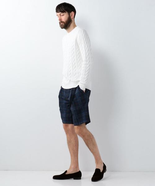 CELLAR DOOR（セラドール）の「＜CELLAR DOOR (セラ ドール)＞ SUC CHK BELT STS ◆（その他パンツ・メンズ・ネイビー・44/46/48）」の9枚目の写真