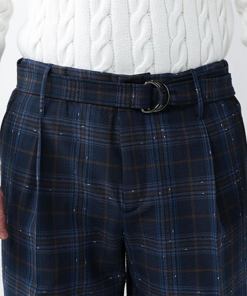 CELLAR DOOR（セラドール）の「＜CELLAR DOOR (セラ ドール)＞ SUC CHK BELT STS ◆（その他パンツ・メンズ・ネイビー・44/46/48）」の10枚目の写真