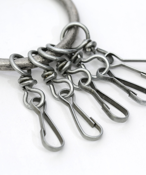 Rocky Monroe（ロッキーモンロー）の「アンティークメタル本革キーリング（キーホルダー・メンズ・ブラック/シルバー/アンティークゴールド/アンティークシルバー・FREE）」の12枚目の写真