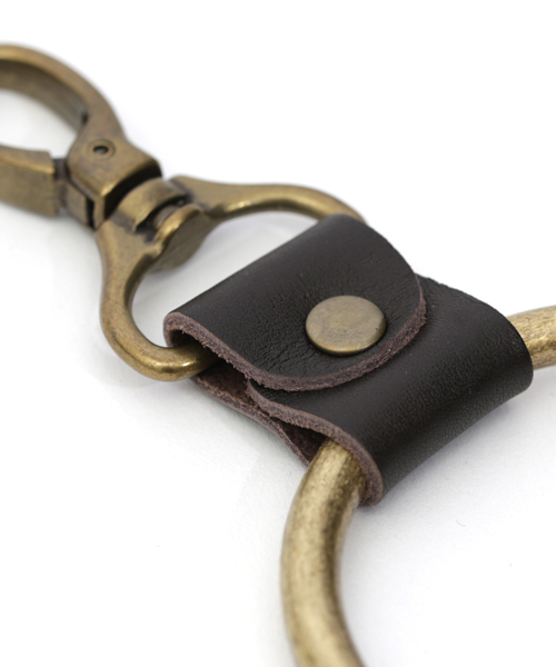 Rocky Monroe（ロッキーモンロー）の「アンティークメタル本革キーリング（キーホルダー・メンズ・ブラック/シルバー/アンティークゴールド/アンティークシルバー・FREE）」の13枚目の写真