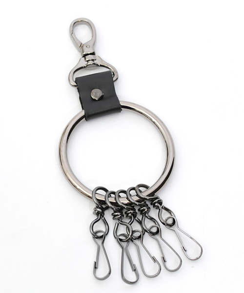 Rocky Monroe（ロッキーモンロー）の「アンティークメタル本革キーリング（キーホルダー・メンズ・ブラック/シルバー/アンティークゴールド/アンティークシルバー・FREE）」の15枚目の写真