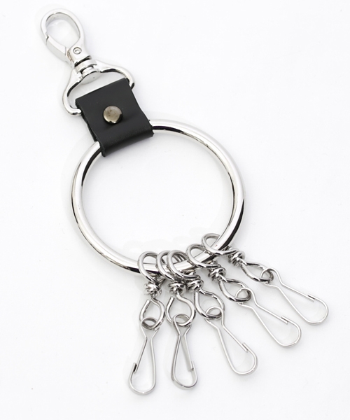 Rocky Monroe（ロッキーモンロー）の「アンティークメタル本革キーリング（キーホルダー・メンズ・ブラック/シルバー/アンティークゴールド/アンティークシルバー・FREE）」の17枚目の写真