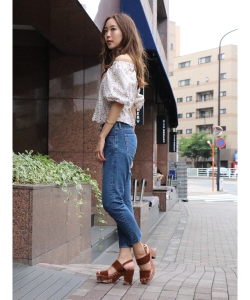 dazzlin（ダズリン）の「ベロアスクエアトゥサンダル（サンダル・レディース・ピンク/ブラウン/ブラック・LARGE/MEDIUM）」の19枚目の写真