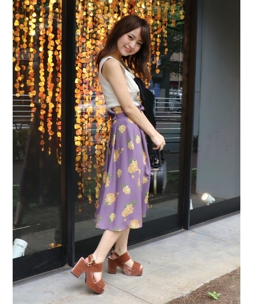 dazzlin（ダズリン）の「ベロアスクエアトゥサンダル（サンダル・レディース・ピンク/ブラウン/ブラック・LARGE/MEDIUM）」の22枚目の写真