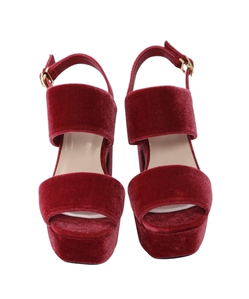 dazzlin（ダズリン）の「ベロアスクエアトゥサンダル（サンダル・レディース・ピンク/ブラウン/ブラック・LARGE/MEDIUM）」の17枚目の写真