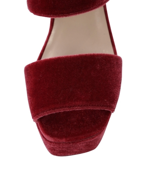 dazzlin（ダズリン）の「ベロアスクエアトゥサンダル（サンダル・レディース・ピンク/ブラウン/ブラック・LARGE/MEDIUM）」の9枚目の写真