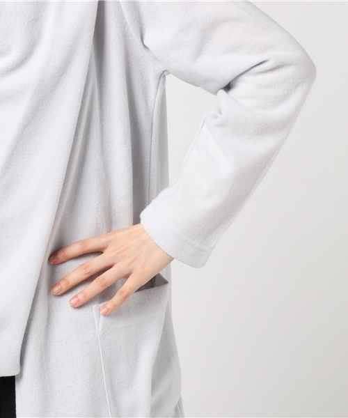 GeeRA(ジーラ)の「巻き方自在!!ストール付ロングコーディガン(その他アウター・レディース・ネイビー/ライトグレー/ブラック/モカ・X-LARGE/MEDIUM/SMALL/LARGE)」の6枚目の写真