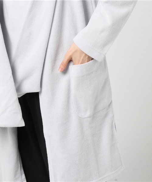 GeeRA(ジーラ)の「巻き方自在!!ストール付ロングコーディガン(その他アウター・レディース・ネイビー/ライトグレー/ブラック/モカ・X-LARGE/MEDIUM/SMALL/LARGE)」の5枚目の写真