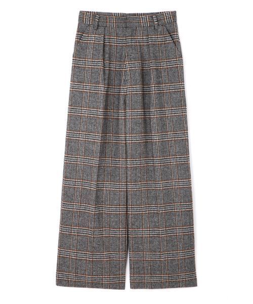 FREE'S MART（フリーズマート）の「グレンチェックワイドパンツ（その他パンツ・レディース・グレー系その他/ベージュ系その他・SMALL/MEDIUM）」の8枚目の写真