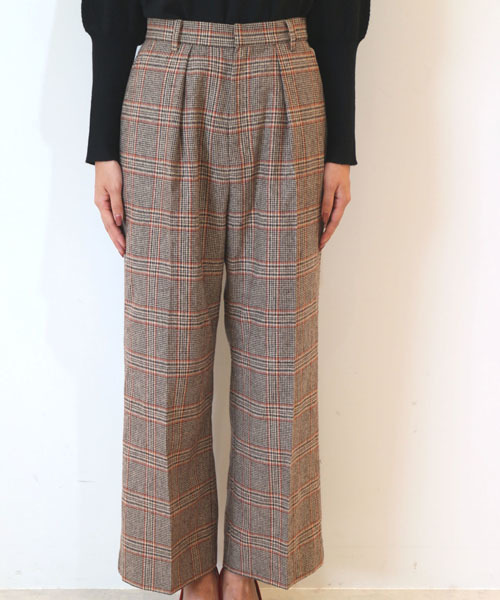 FREE'S MART（フリーズマート）の「グレンチェックワイドパンツ（その他パンツ・レディース・グレー系その他/ベージュ系その他・SMALL/MEDIUM）」の17枚目の写真