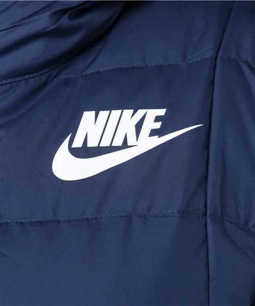 NIKE（ナイキ）の「ダウンコート ﾅｲｷ ｳｨﾒﾝｽﾞ ﾌｨﾙ ﾀﾞｳﾝ ﾊﾟｰｶｰ 854861429（ダウンジャケット/コート・レディース・ネイビー/ブラック・LL/M/L）」の10枚目の写真