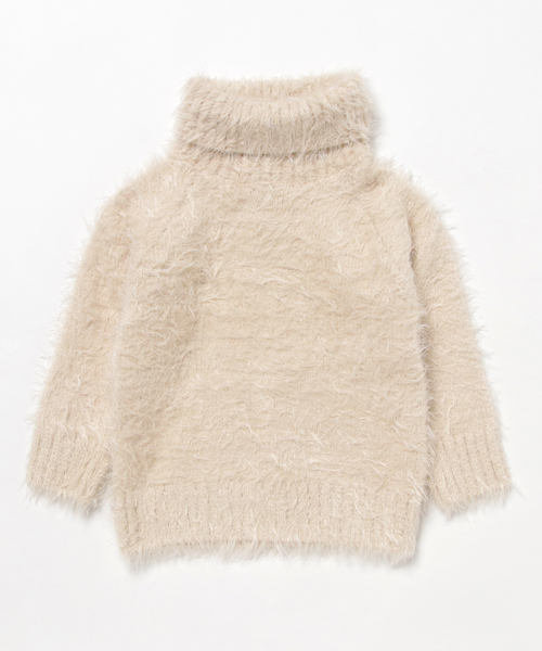 RUGGEDWORKS（ラゲッドワークス）の「シャギータートルニット（ニット/セーター・キッズ・イエロー/アイボリー/オレンジ/ブルー系その他3/ローズ・90cm/80ｃｍ/100cm/110cm/120cm/130cm/140cm）」の9枚目の写真