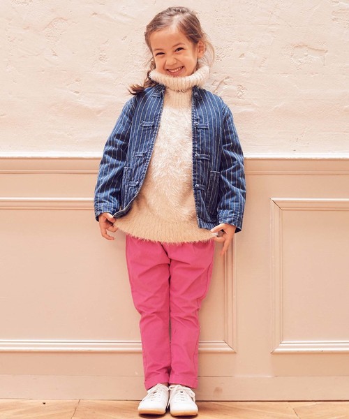 RUGGEDWORKS（ラゲッドワークス）の「シャギータートルニット（ニット/セーター・キッズ・イエロー/アイボリー/オレンジ/ブルー系その他3/ローズ・90cm/80ｃｍ/100cm/110cm/120cm/130cm/140cm）」の11枚目の写真