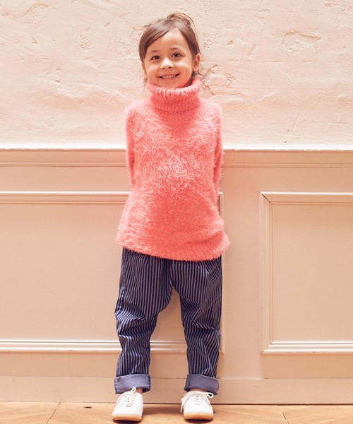 RUGGEDWORKS（ラゲッドワークス）の「シャギータートルニット（ニット/セーター・キッズ・イエロー/アイボリー/オレンジ/ブルー系その他3/ローズ・90cm/80ｃｍ/100cm/110cm/120cm/130cm/140cm）」の12枚目の写真