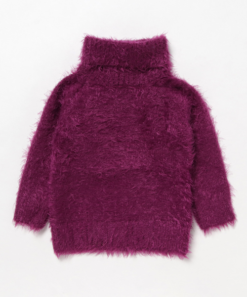 RUGGEDWORKS（ラゲッドワークス）の「シャギータートルニット（ニット/セーター・キッズ・イエロー/アイボリー/オレンジ/ブルー系その他3/ローズ・90cm/80ｃｍ/100cm/110cm/120cm/130cm/140cm）」の4枚目の写真