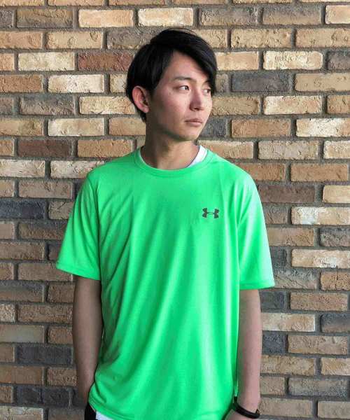 UNDER ARMOUR（アンダーアーマー）の「メンズ トレーニング半袖Tシャツ / スレッドボーン半袖Tシャツ（Tシャツ/カットソー・メンズ・ライトブルー/ライトグリーン/ホワイト/レッド/グレー/ライトグレー/ブラック系その他/ブラック・XL/L/S/M/3XL/4XL/XXL）」の6枚目の写真