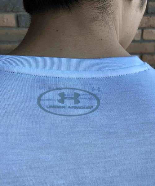 UNDER ARMOUR（アンダーアーマー）の「メンズ トレーニング半袖Tシャツ / スレッドボーン半袖Tシャツ（Tシャツ/カットソー・メンズ・ライトブルー/ライトグリーン/ホワイト/レッド/グレー/ライトグレー/ブラック系その他/ブラック・XL/L/S/M/3XL/4XL/XXL）」の12枚目の写真