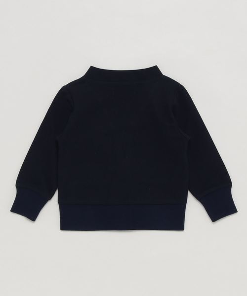 SHIPS(シップス)の「SHIPS KIDS:カノコ Vネック カーディガン(80~90cm)(カーディガン/ボレロ・キッズ・ネイビー/グレー・80/90)」の3枚目の写真